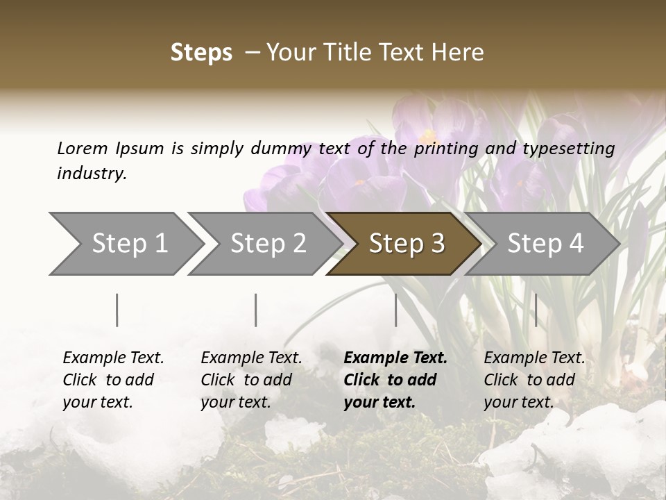 Melting Space Meadow PowerPoint Template