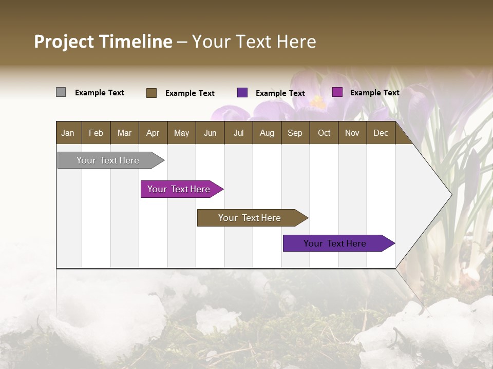 Melting Space Meadow PowerPoint Template