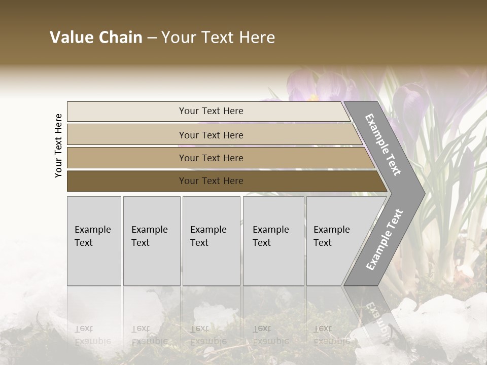 Melting Space Meadow PowerPoint Template