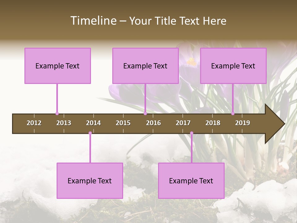 Melting Space Meadow PowerPoint Template