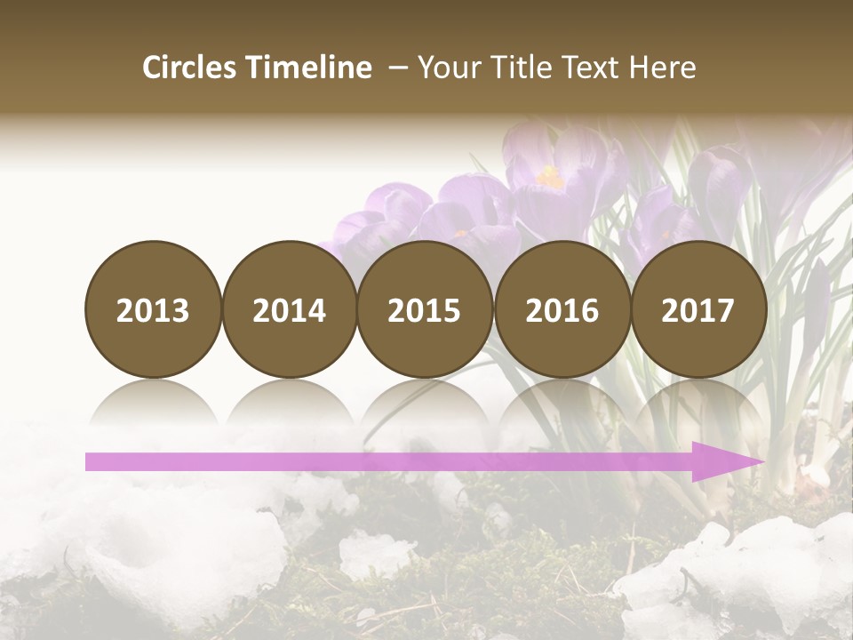 Melting Space Meadow PowerPoint Template