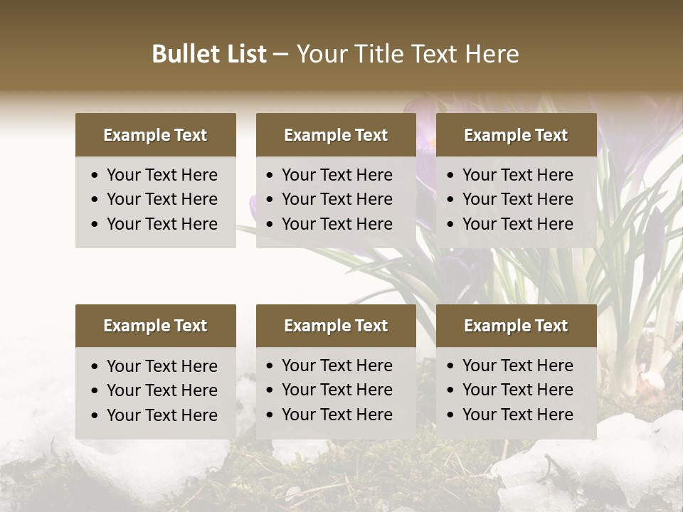 Melting Space Meadow PowerPoint Template