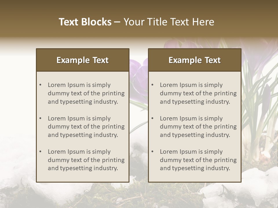 Melting Space Meadow PowerPoint Template