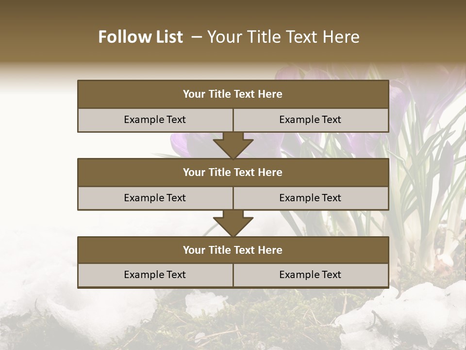 Melting Space Meadow PowerPoint Template