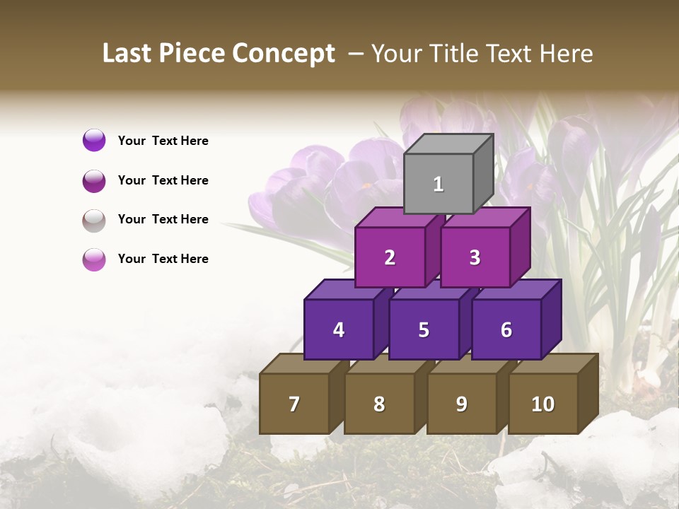 Melting Space Meadow PowerPoint Template