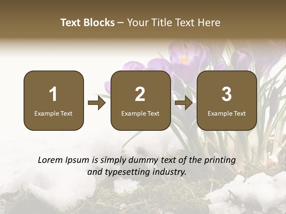 Melting Space Meadow PowerPoint Template
