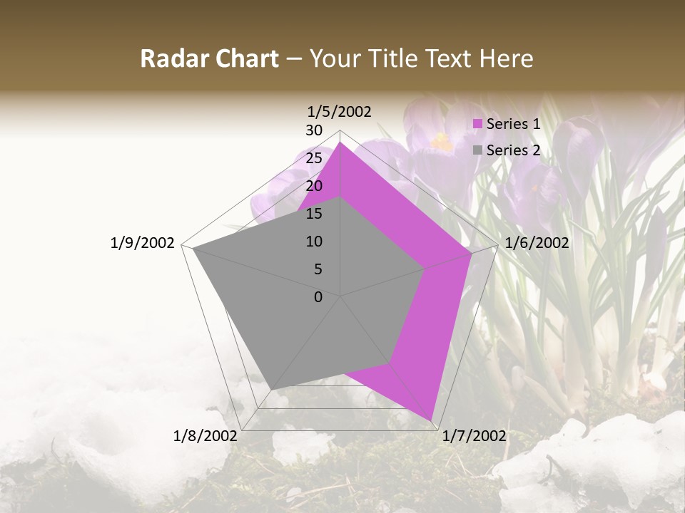 Melting Space Meadow PowerPoint Template