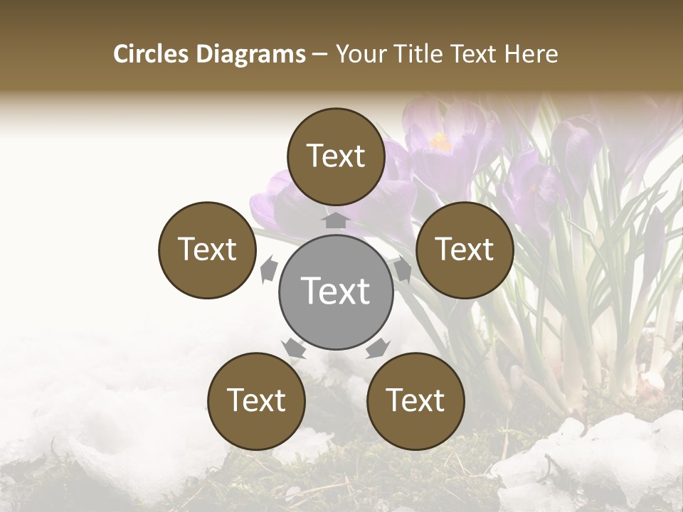 Melting Space Meadow PowerPoint Template