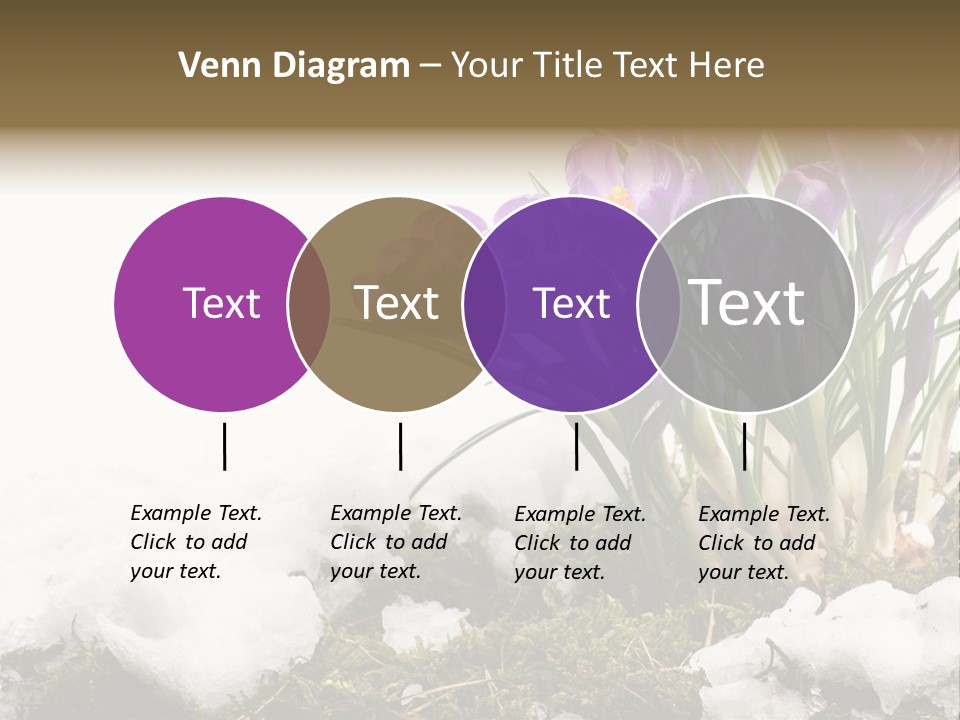 Melting Space Meadow PowerPoint Template