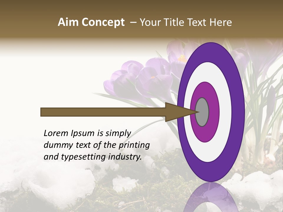 Melting Space Meadow PowerPoint Template