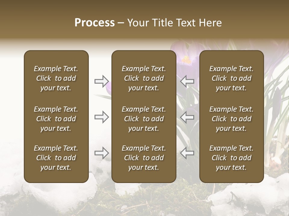 Melting Space Meadow PowerPoint Template