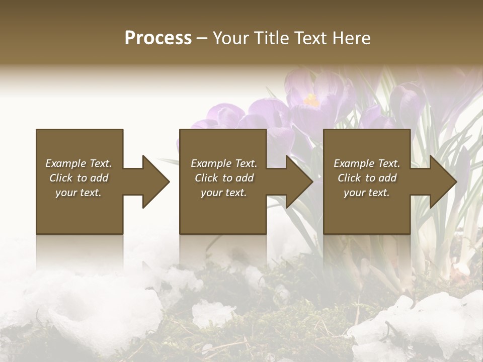 Melting Space Meadow PowerPoint Template