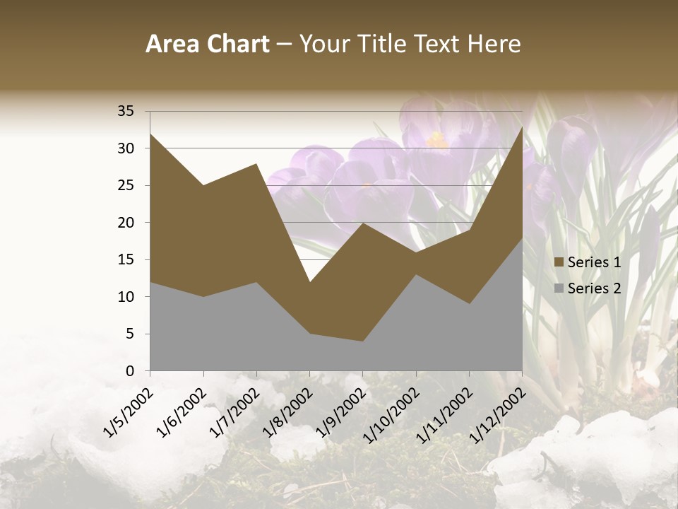 Melting Space Meadow PowerPoint Template