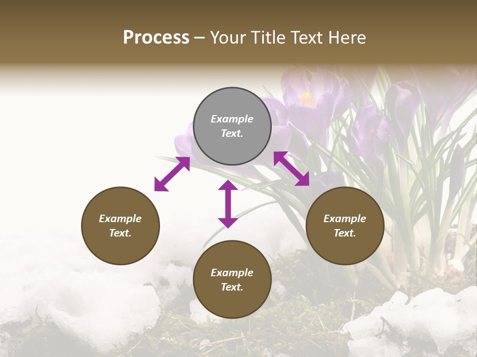 Melting Space Meadow PowerPoint Template