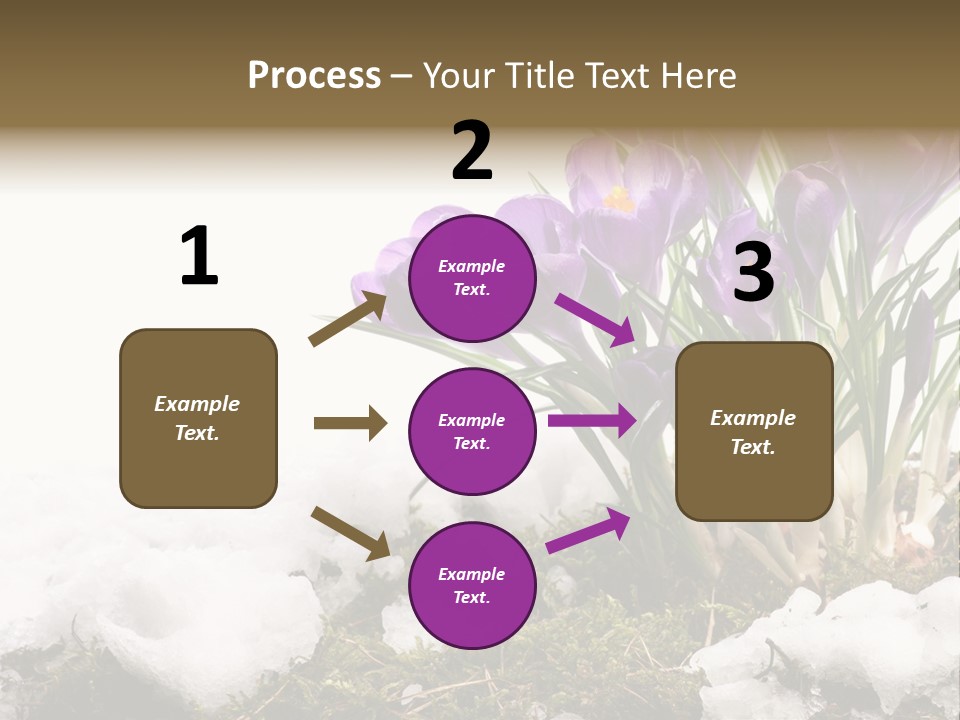 Melting Space Meadow PowerPoint Template