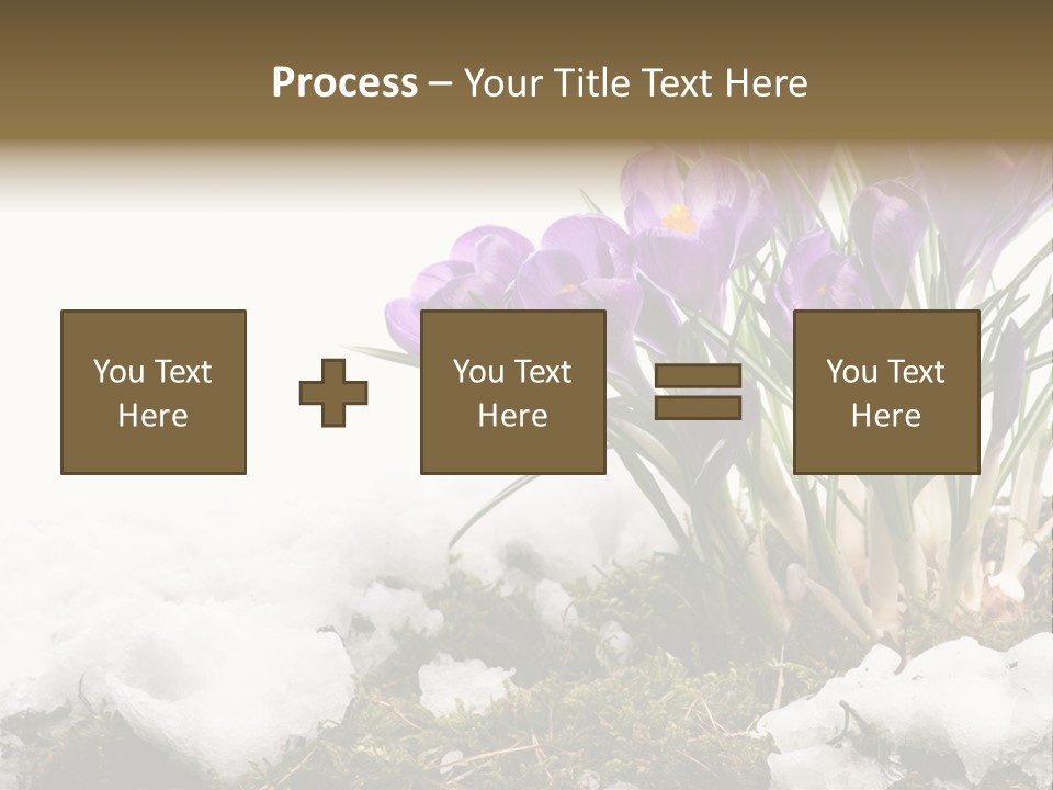 Melting Space Meadow PowerPoint Template