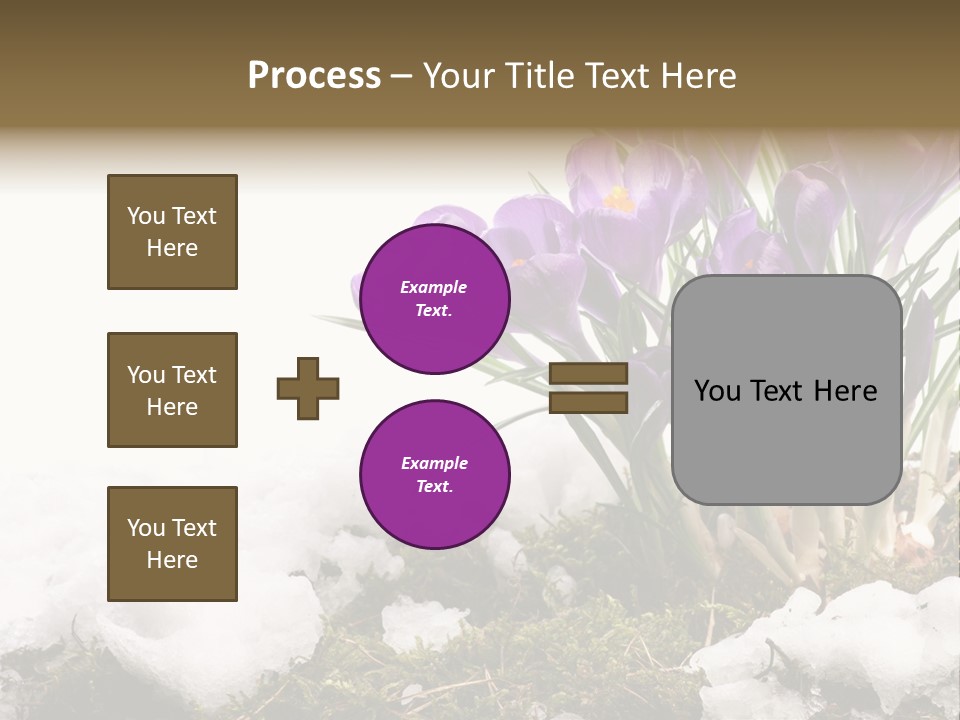 Melting Space Meadow PowerPoint Template