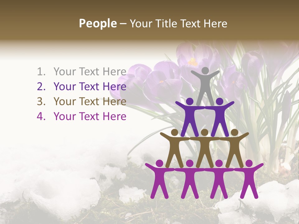 Melting Space Meadow PowerPoint Template