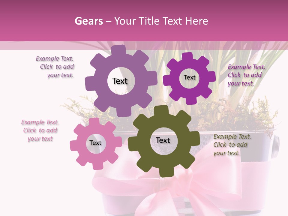 Decoration Present Elegant PowerPoint Template