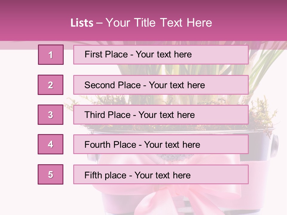Decoration Present Elegant PowerPoint Template