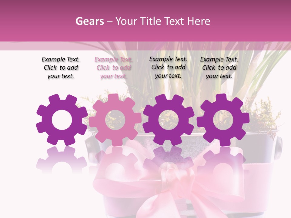 Decoration Present Elegant PowerPoint Template