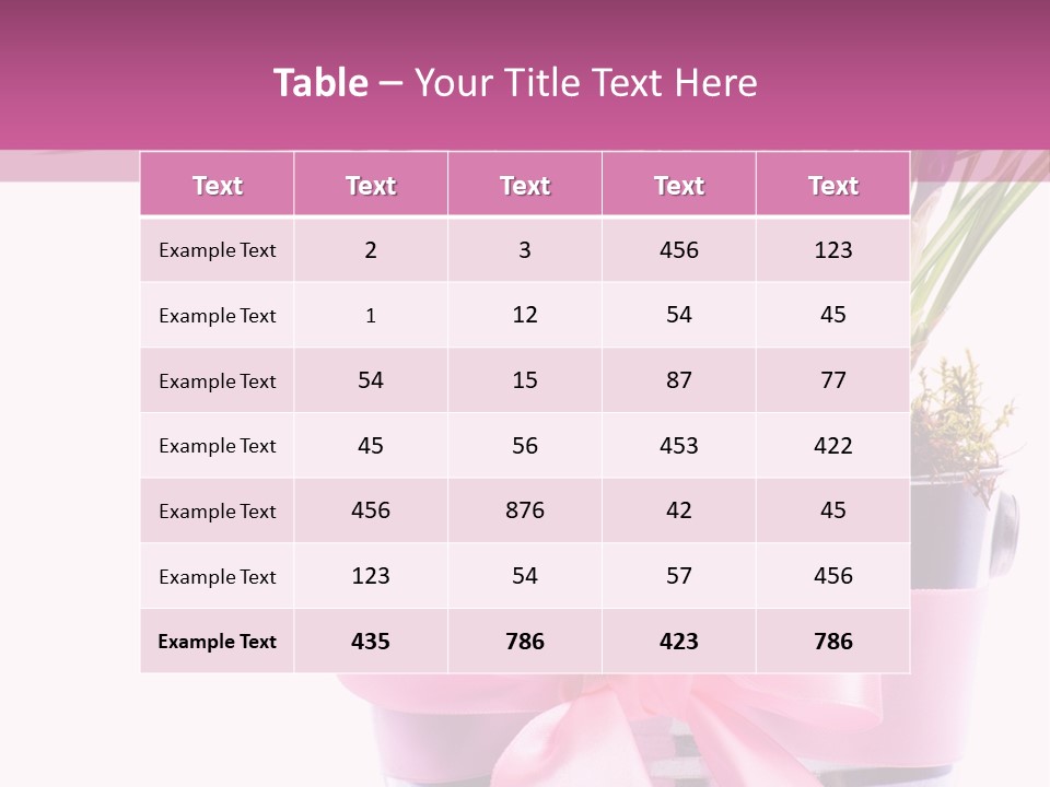 Decoration Present Elegant PowerPoint Template