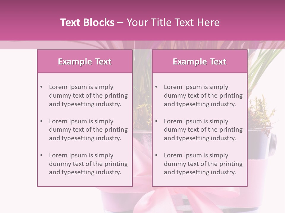 Decoration Present Elegant PowerPoint Template