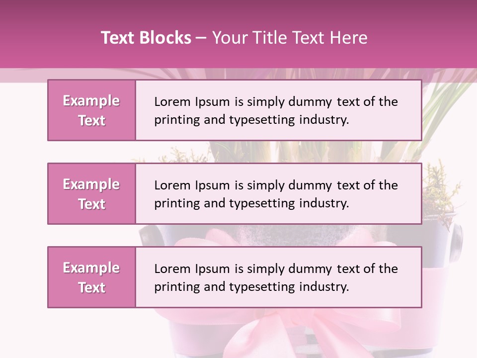 Decoration Present Elegant PowerPoint Template