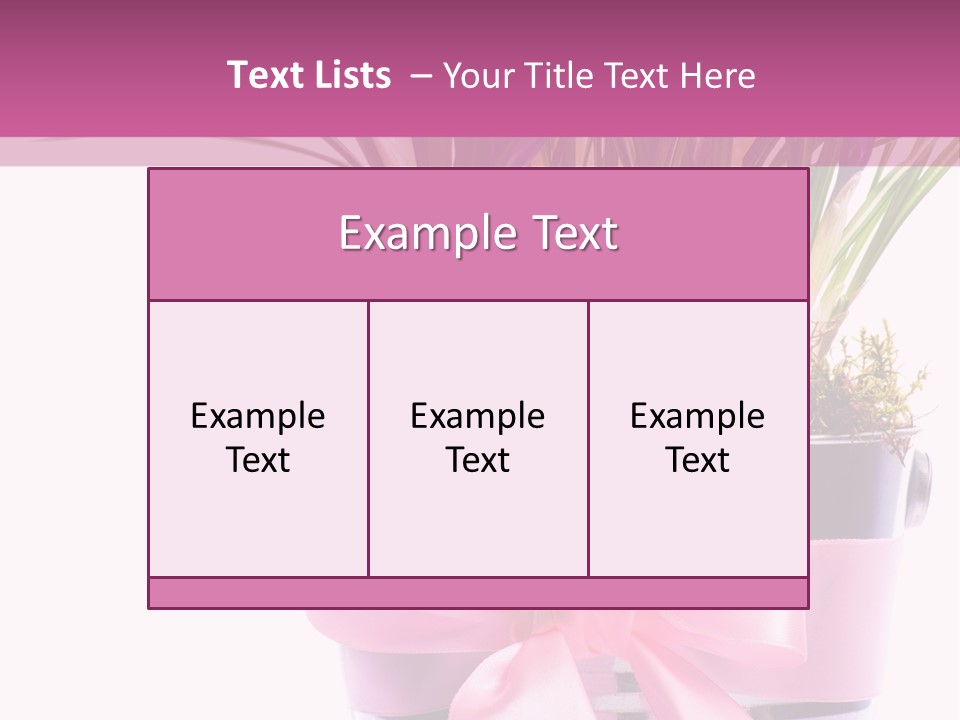 Decoration Present Elegant PowerPoint Template