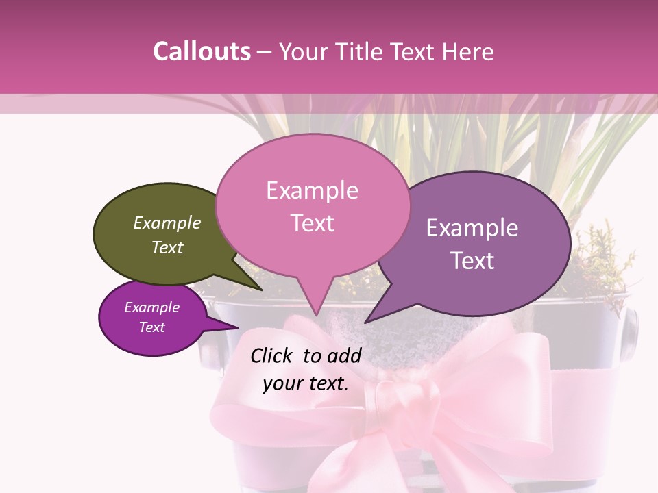 Decoration Present Elegant PowerPoint Template