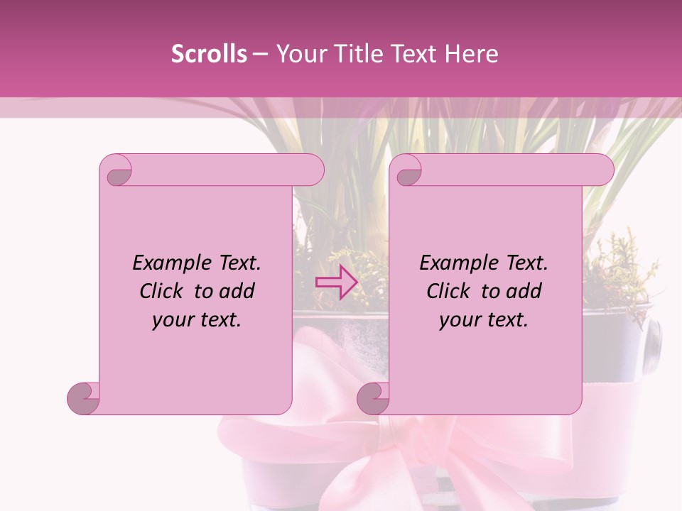 Decoration Present Elegant PowerPoint Template