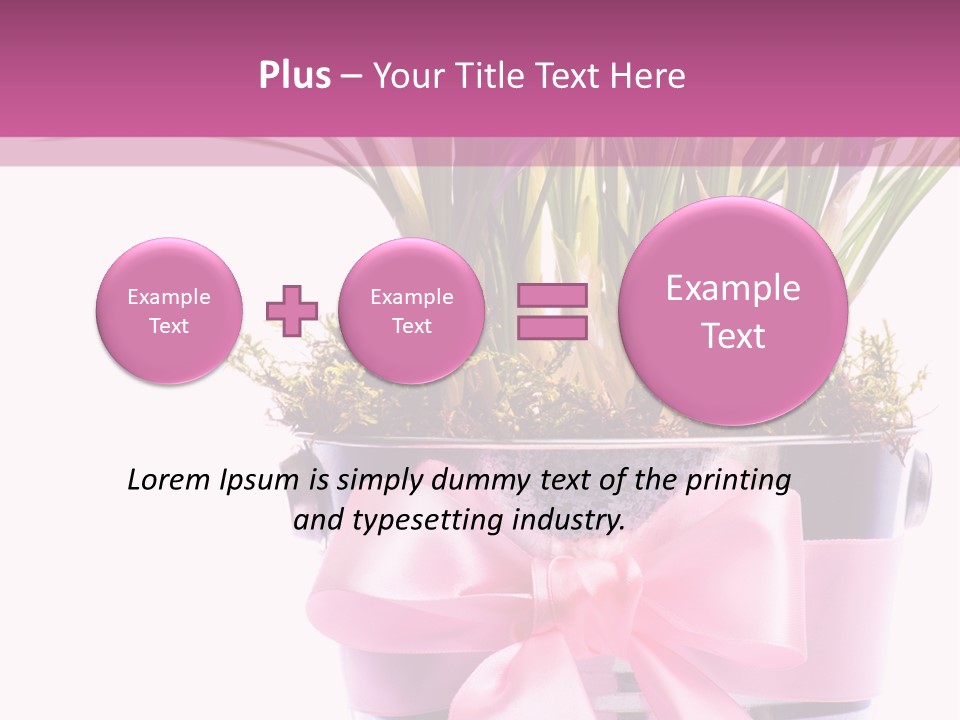 Decoration Present Elegant PowerPoint Template
