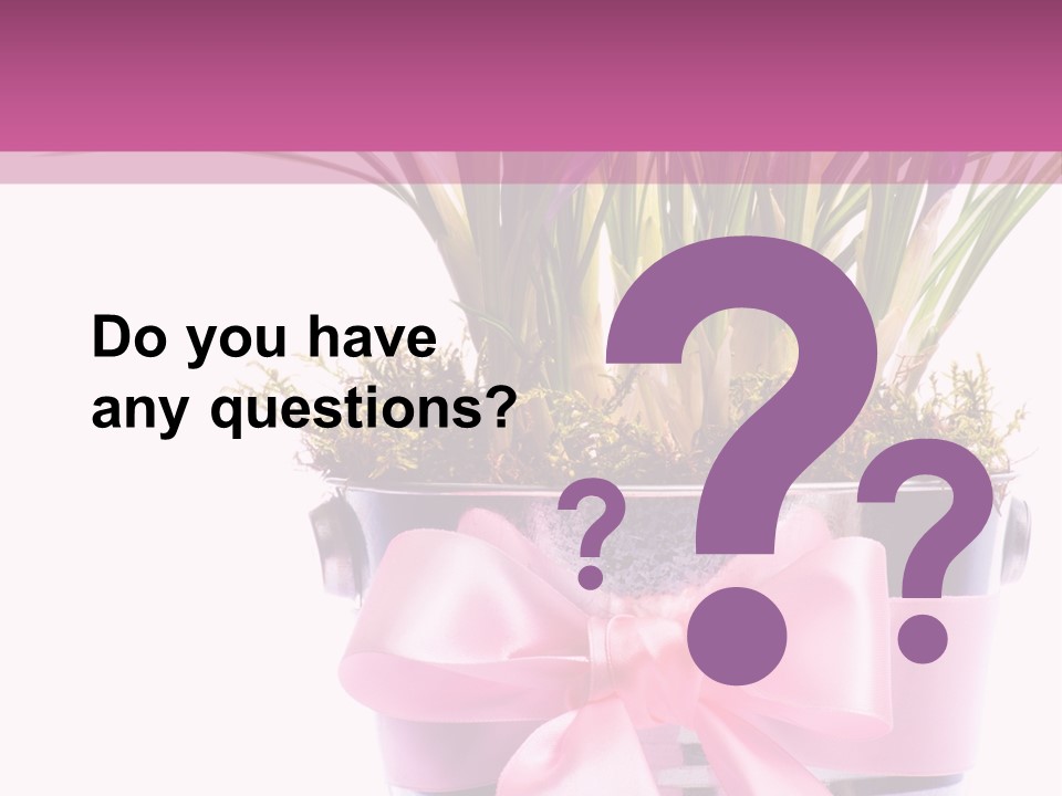 Decoration Present Elegant PowerPoint Template