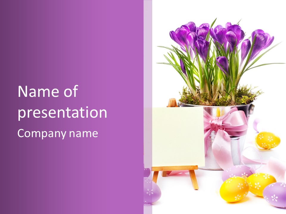 Decor Bucket Decoration PowerPoint Template