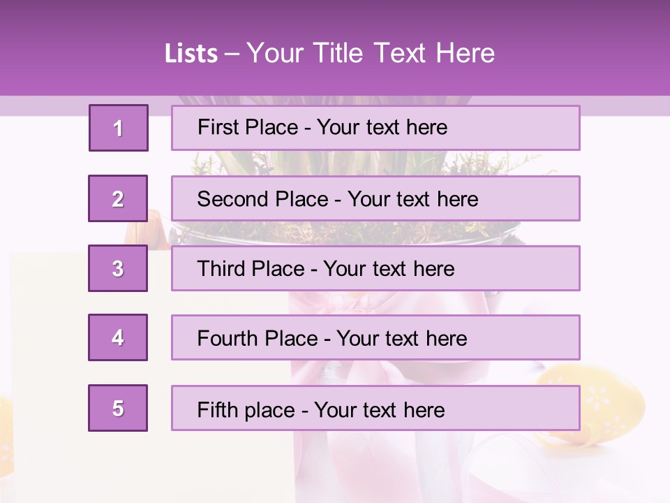 Decor Bucket Decoration PowerPoint Template