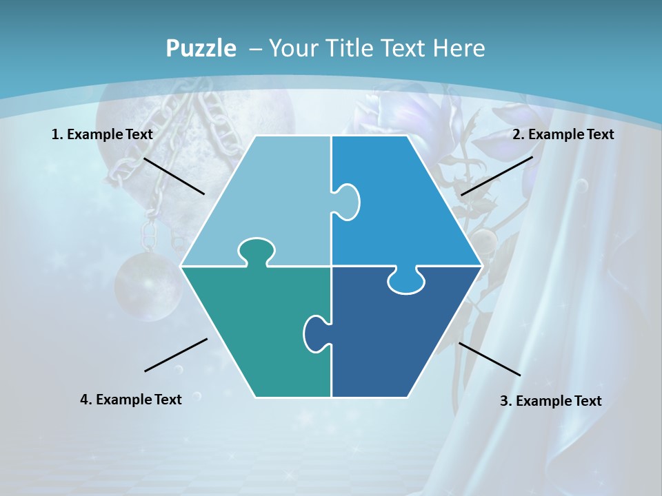 Ksi Fantasy Romantyczny PowerPoint Template