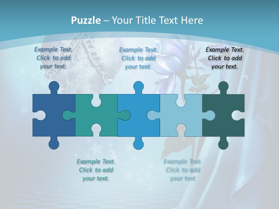 Ksi Fantasy Romantyczny PowerPoint Template