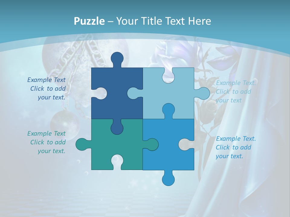 Ksi Fantasy Romantyczny PowerPoint Template