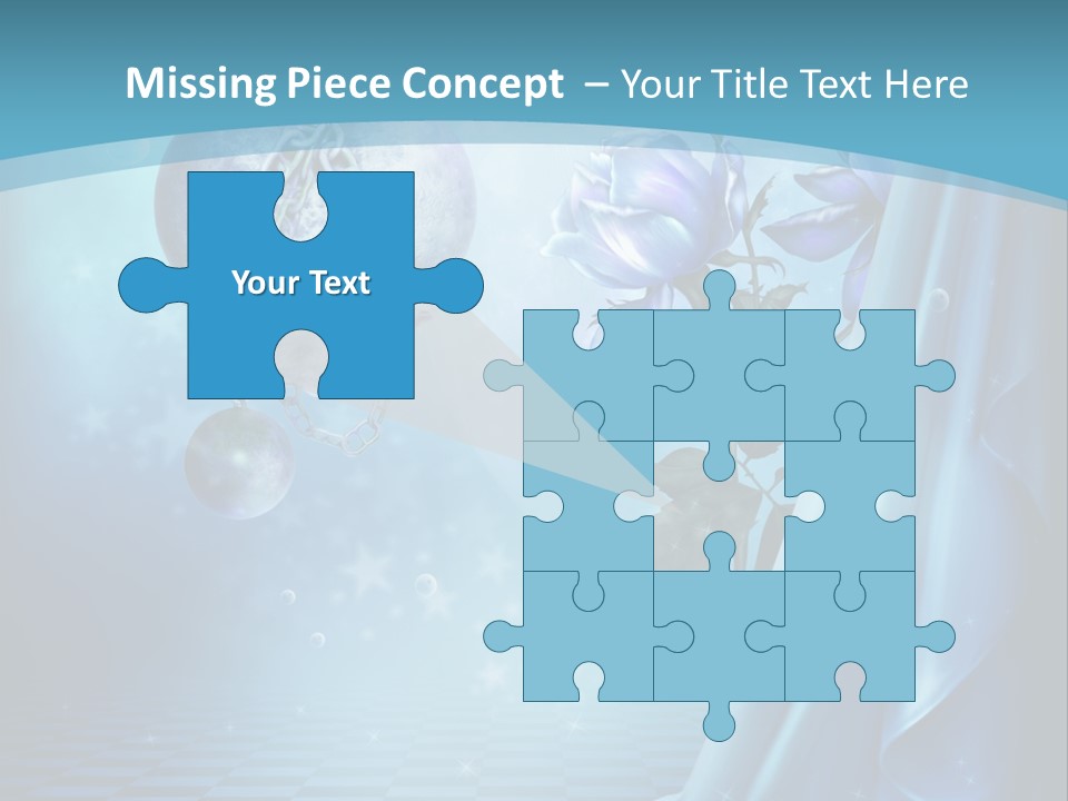 Ksi Fantasy Romantyczny PowerPoint Template