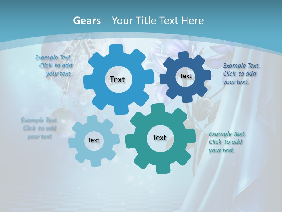 Ksi Fantasy Romantyczny PowerPoint Template