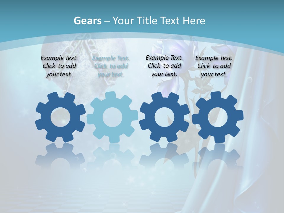 Ksi Fantasy Romantyczny PowerPoint Template