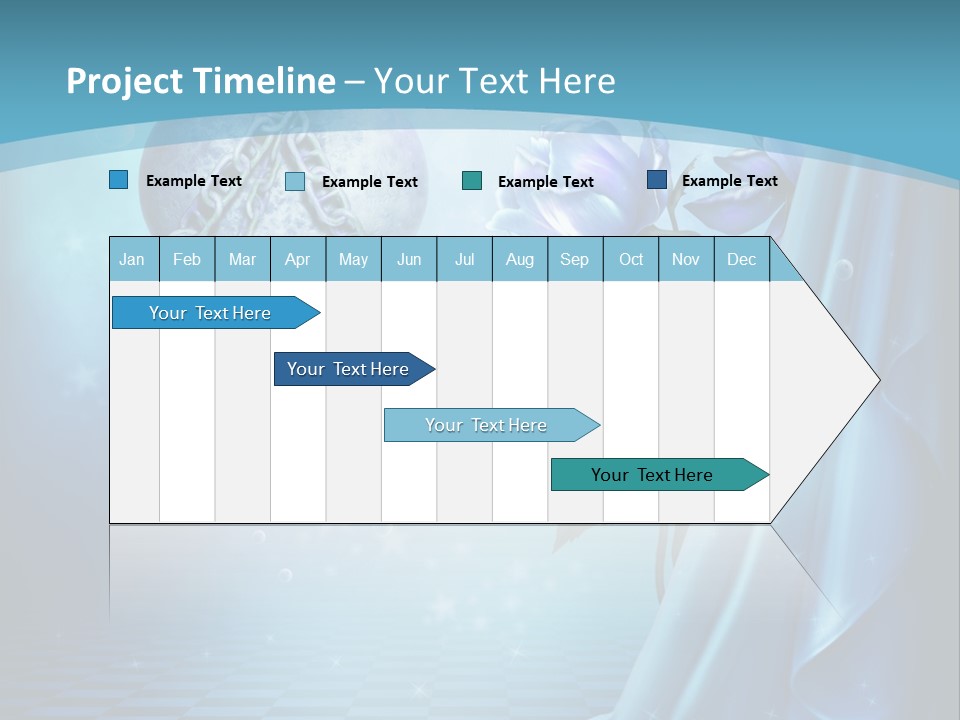 Ksi Fantasy Romantyczny PowerPoint Template