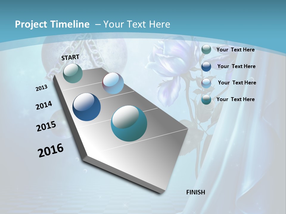 Ksi Fantasy Romantyczny PowerPoint Template