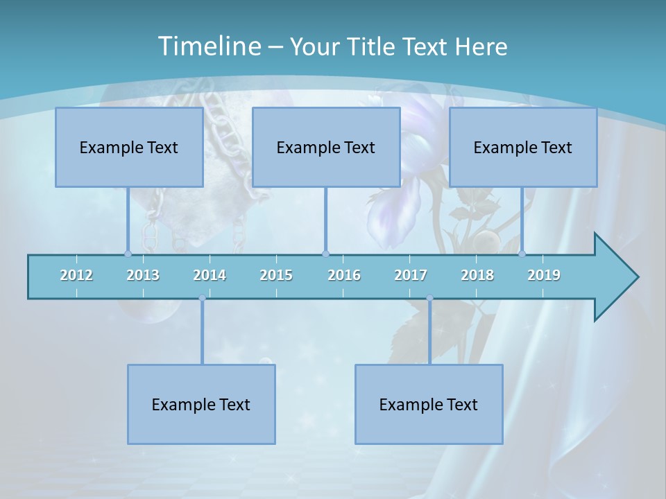 Ksi Fantasy Romantyczny PowerPoint Template