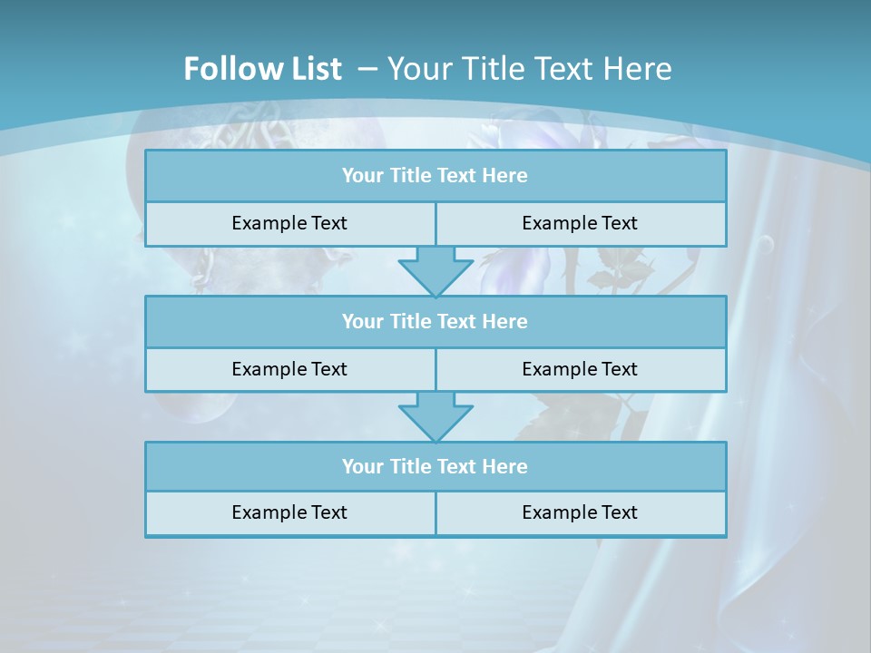 Ksi Fantasy Romantyczny PowerPoint Template