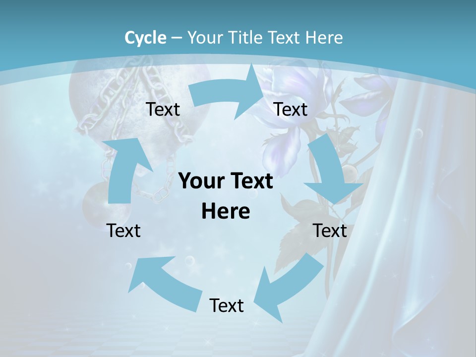 Ksi Fantasy Romantyczny PowerPoint Template