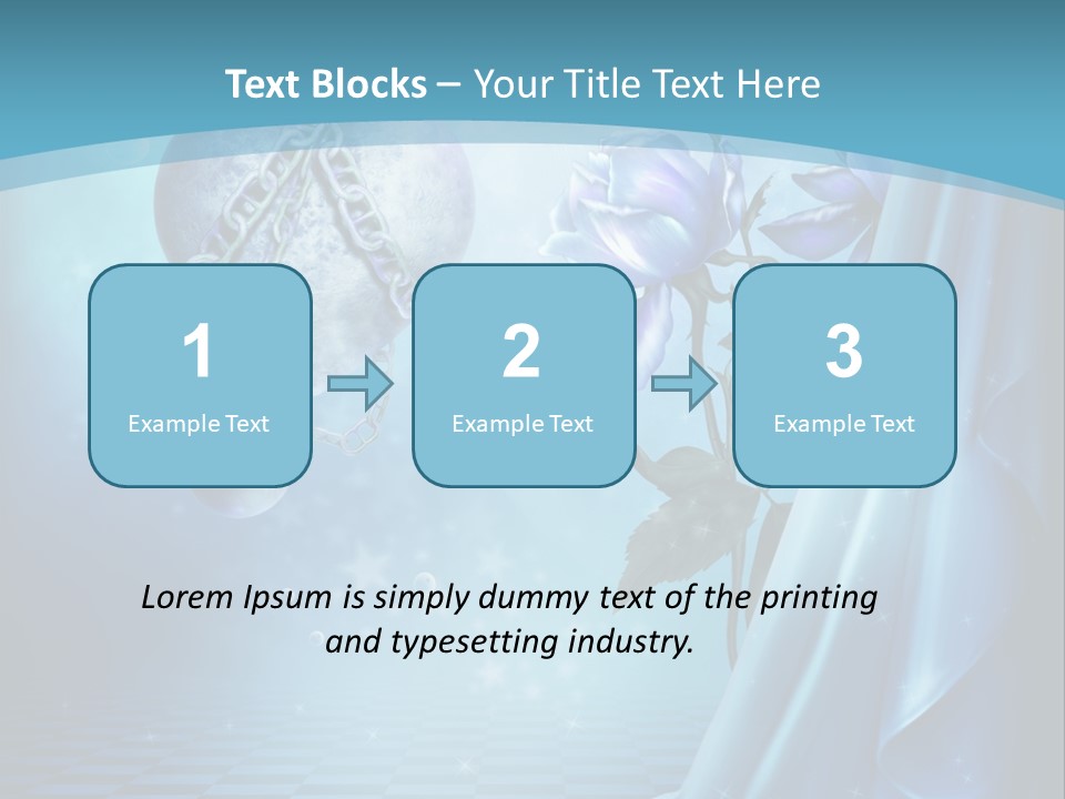 Ksi Fantasy Romantyczny PowerPoint Template