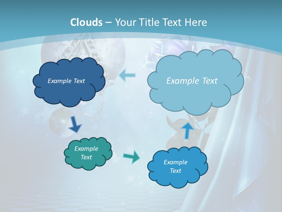 Ksi Fantasy Romantyczny PowerPoint Template