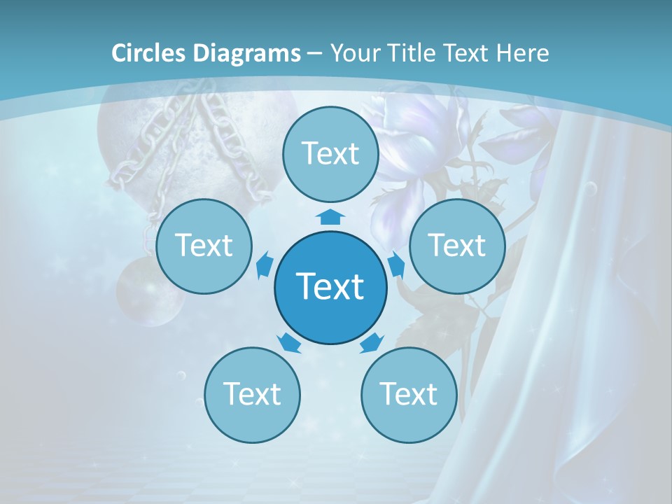 Ksi Fantasy Romantyczny PowerPoint Template