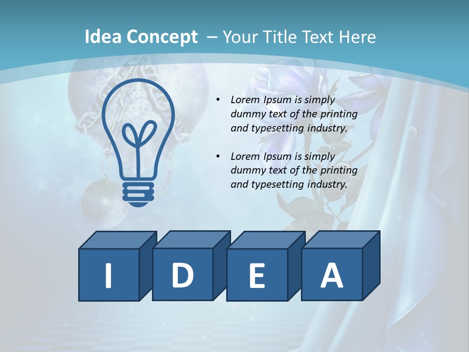 Ksi Fantasy Romantyczny PowerPoint Template